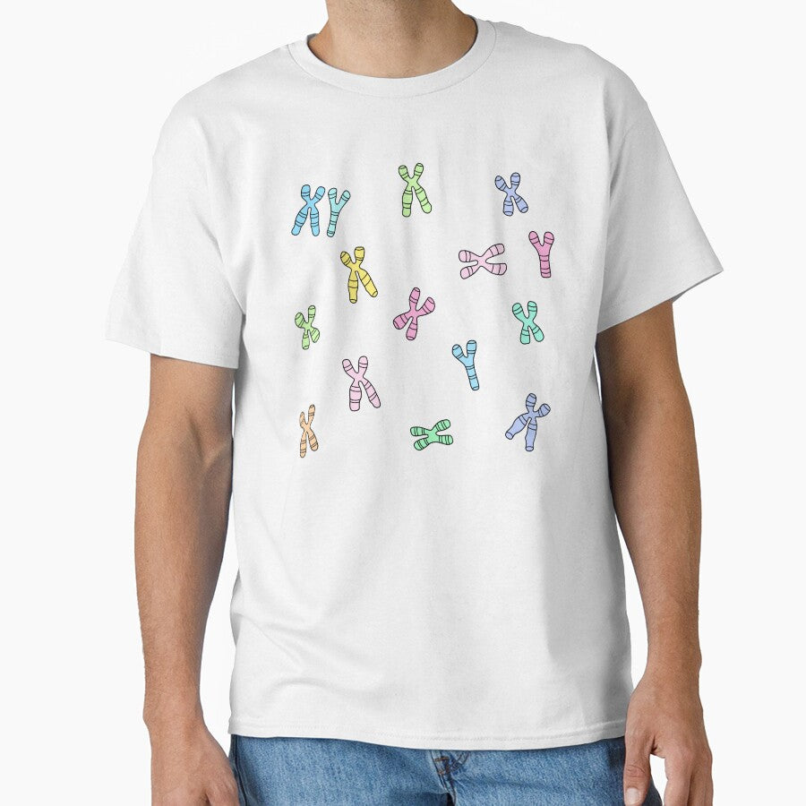 Hand Drawn Chromosomes Pastel by SofiaSava01