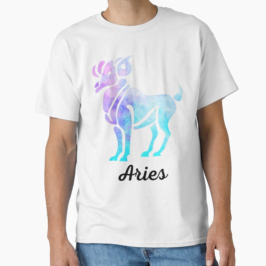 colorful Aries Zodiac sign constellation by atevern