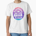 Resting Beach Face Retro Sunset Beach Vacation Funny Summer Graphic T-Shirt  ​ by TeeTimeMeTime