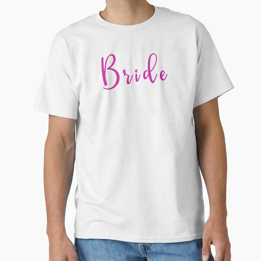 Bride pink callygraphic handwritten text by EmeraldeaArt