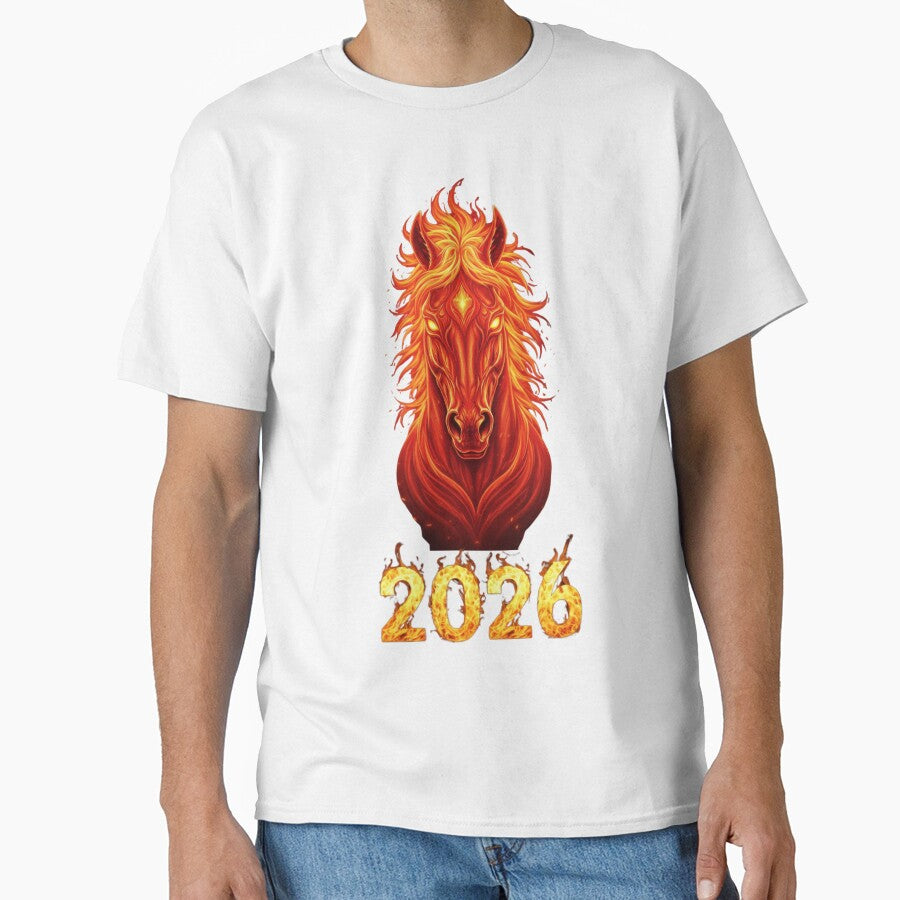 Mystic Fire Horse 2026 – Legendary Zodiac Flame Art Design by Baby Adee Collective