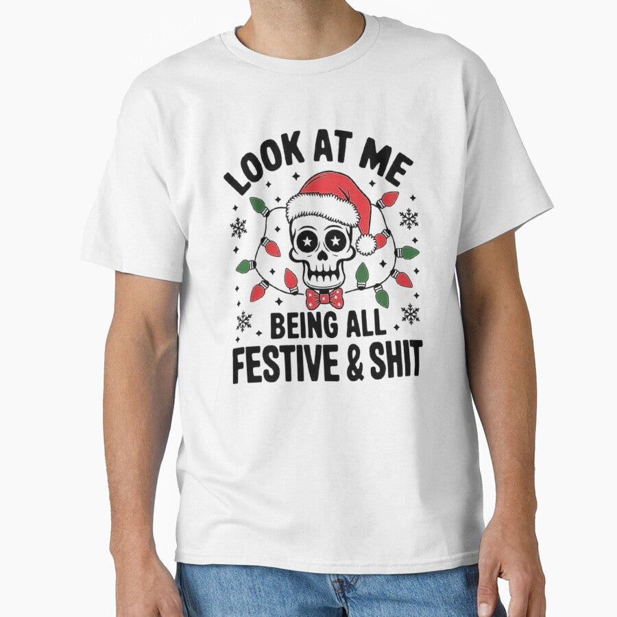 Skeleton Holiday Festive Humor Design , Funny skeleton Christmas by love3617