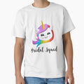 Bridal Squad Unicorn Bachelorette Party Shirt Bridal Shower for Woman by Jelisandie