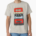 Retro Cassette Tape Mixtape Illustration 80s 90s by Dariusz.K