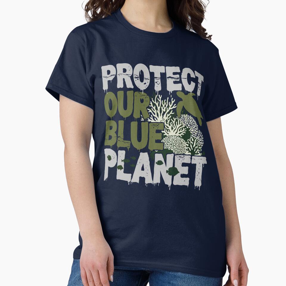 Marine Life Protect Our Blue Planet by Gkinoki