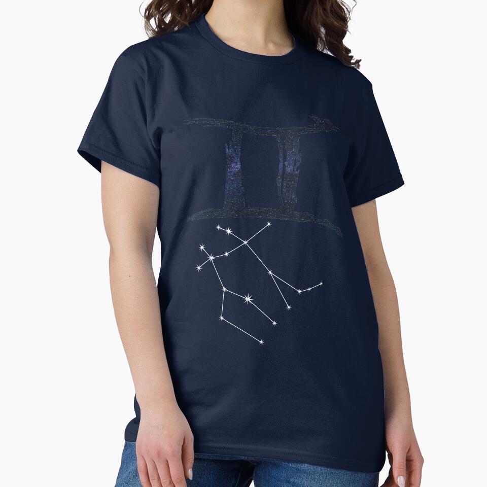 Astrology Gift for Gemini Birthday Born in May or June by TrndSttr