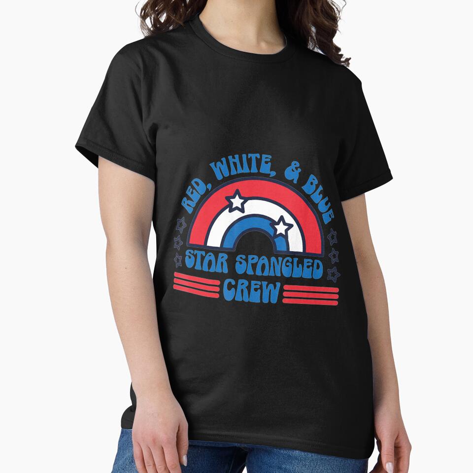 Red White and Blue 4th of July Star Spangled Crew by LwltonVoris
