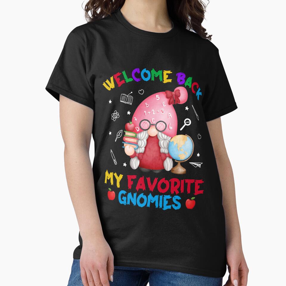 Funny Teacher Gnome Welcome Back To School Gift by SeegerGant