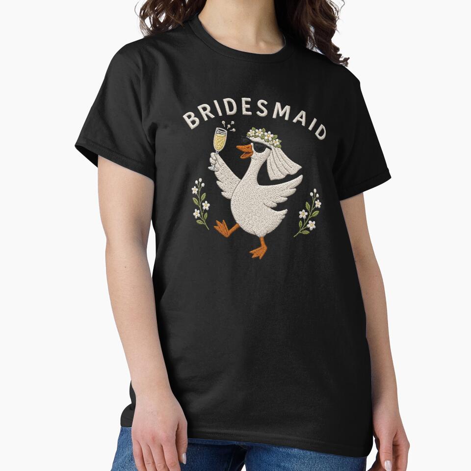 Funny Bridesmaid Silly Goose Bachelorette Party, Cute Bridesmaid Gift by Quiajia