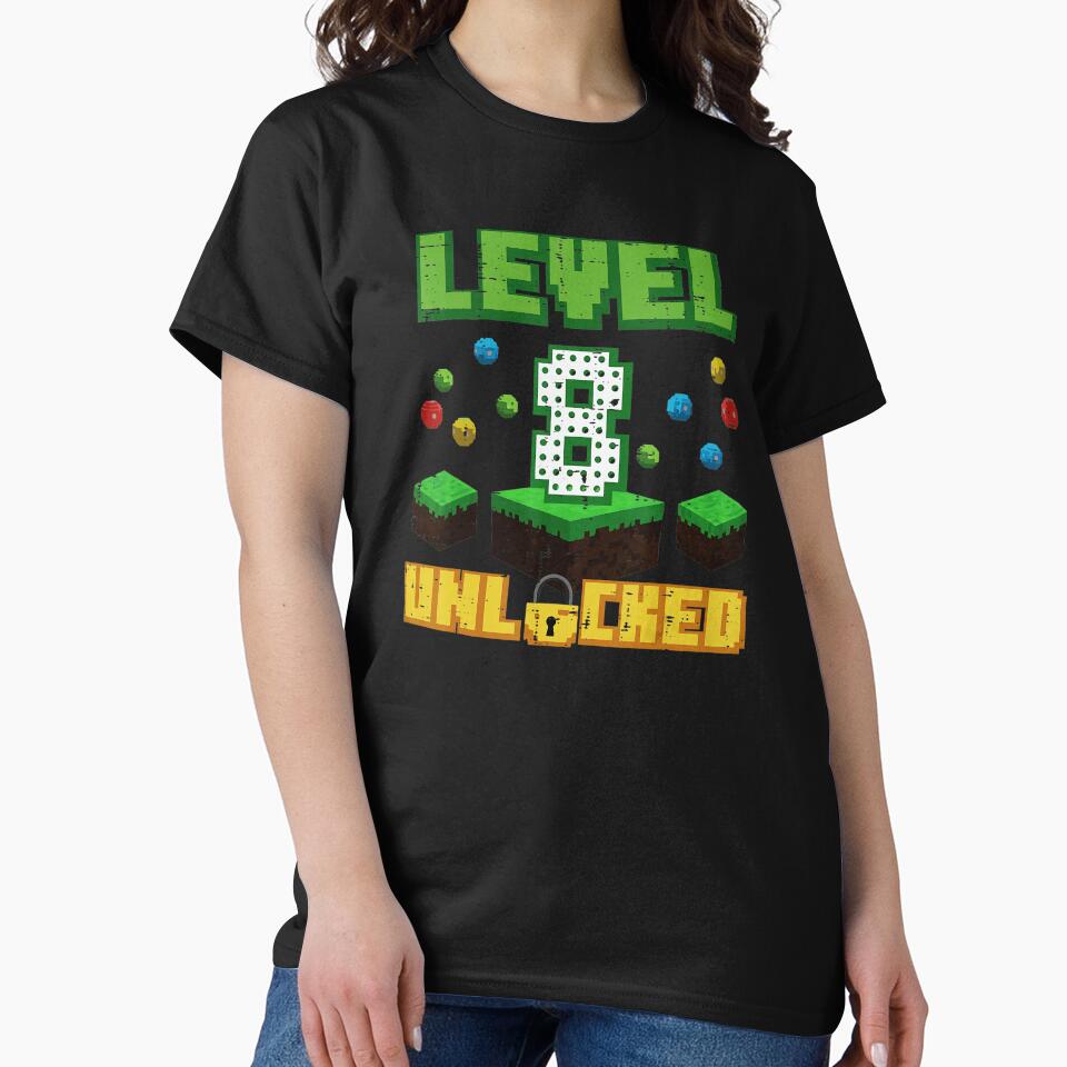 Level 8 Unlocked Pixel Gaming Birthday for Young Gamers by FGTV2021
