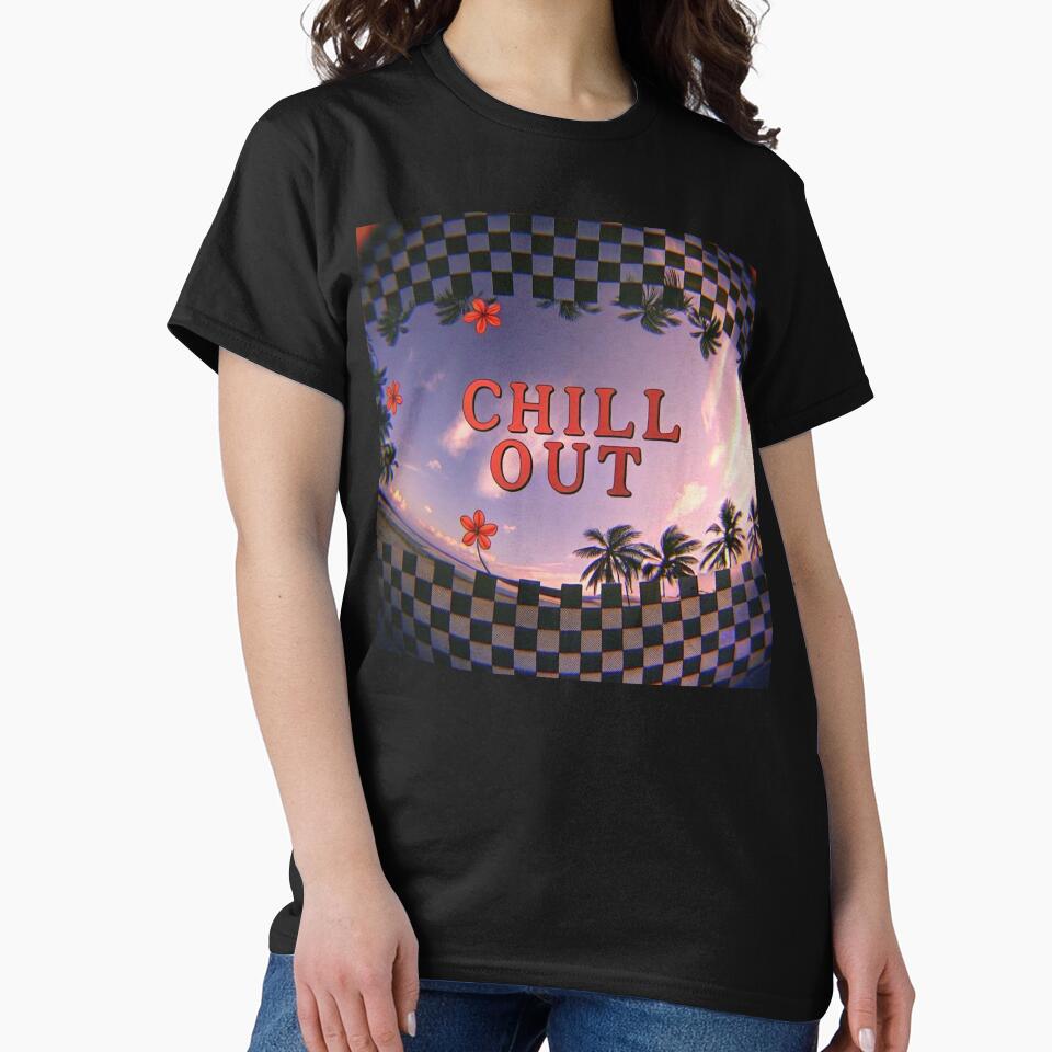 Chill Out Tropical Hibiscus Flower Vibe by RimaskShop