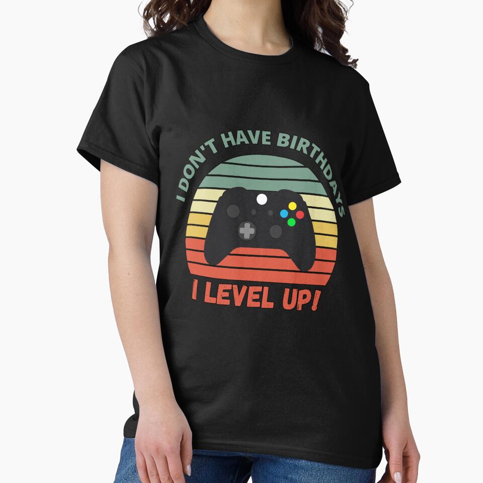 I don't have birthdays. I level up! Retro Sunset Design by Meek-Anime