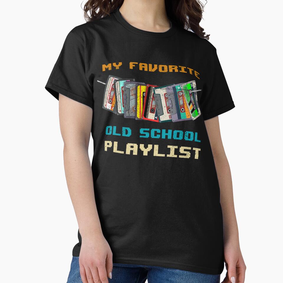 Retro Cassette Tapes 80s Favorite Old School Playlist by MintaApparel