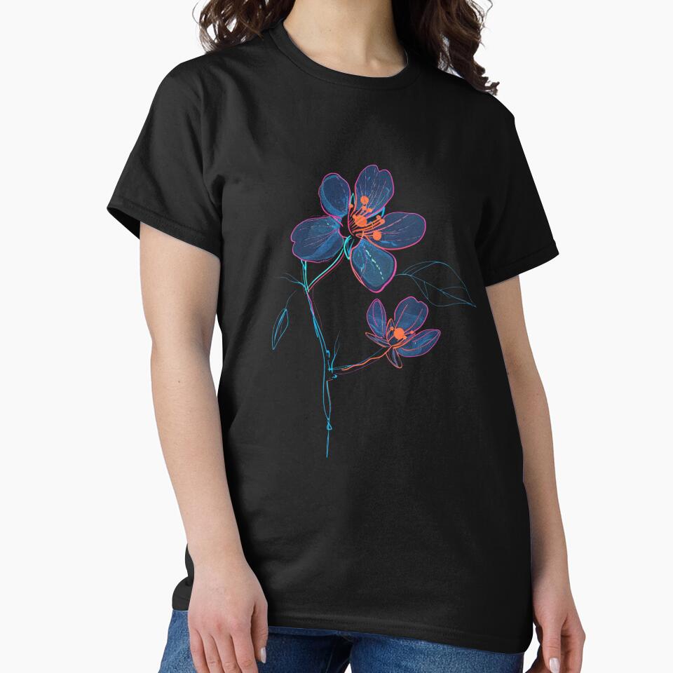 Sakura Branch - Minimalist Spring Floral by RetroWaveArtCo