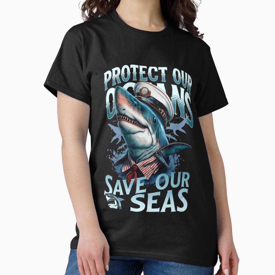 Copy of Protect Our Oceans Save Our Seas Ocean Octopus by SkeletonsDanger