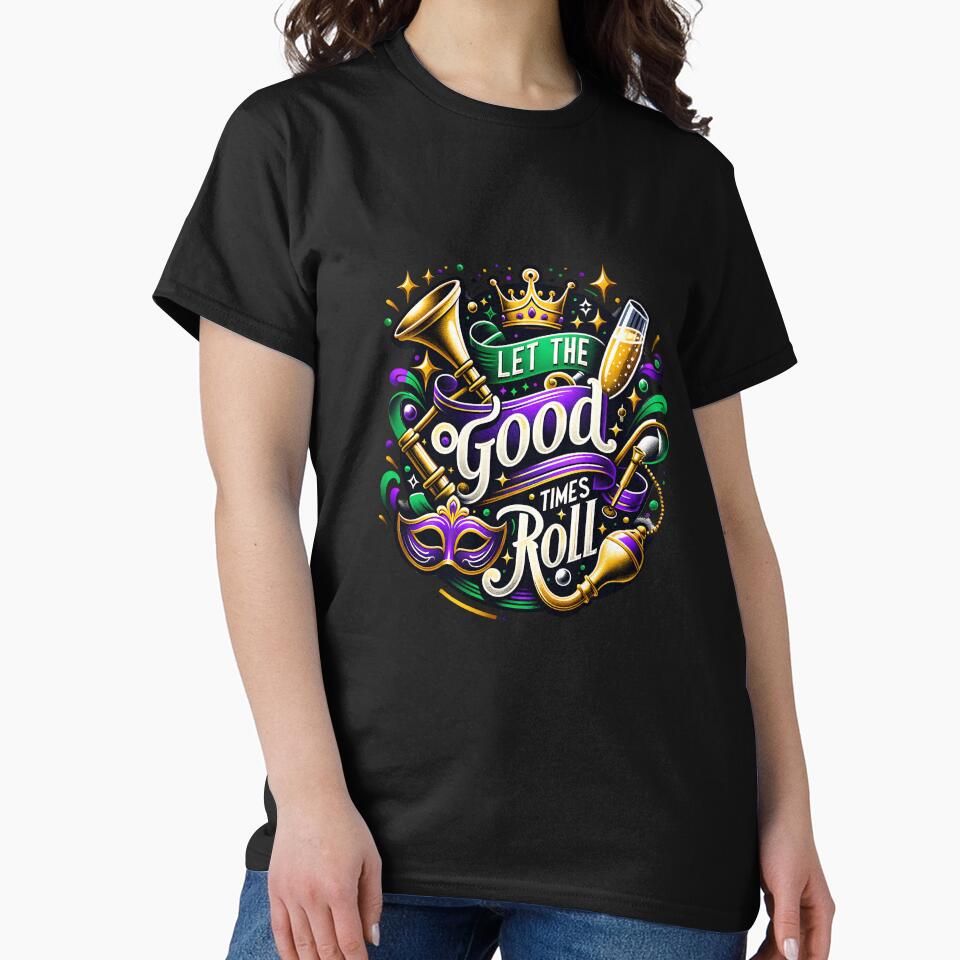 Carnival Mode On – Fun Mardi Gras Parade Design for Apparel & Accessories by artedigital99