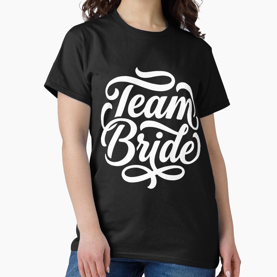 Team Bride Wedding Party Bachelorette Crew by AntiqueImages
