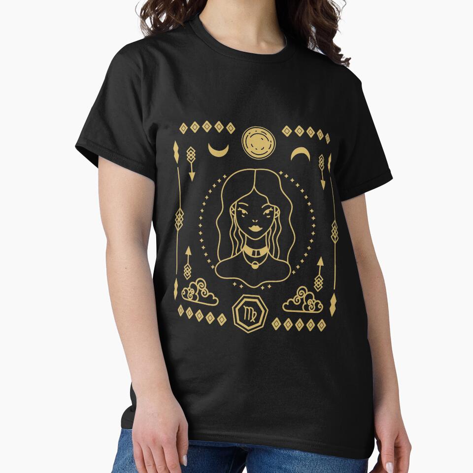 Virgo Star Sign in Gold by CrystalCrush