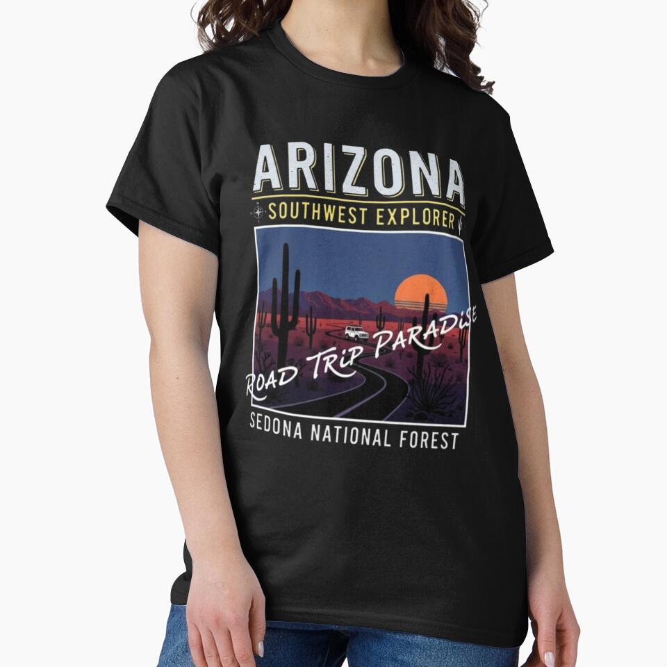 Arizona Road Trip Paradise – Sedona Explorer Graphic Design by Dogandesighn