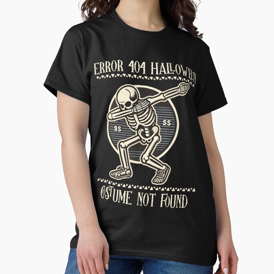 Humor Error 404 Halloween Costume Not Found by LuminOrb