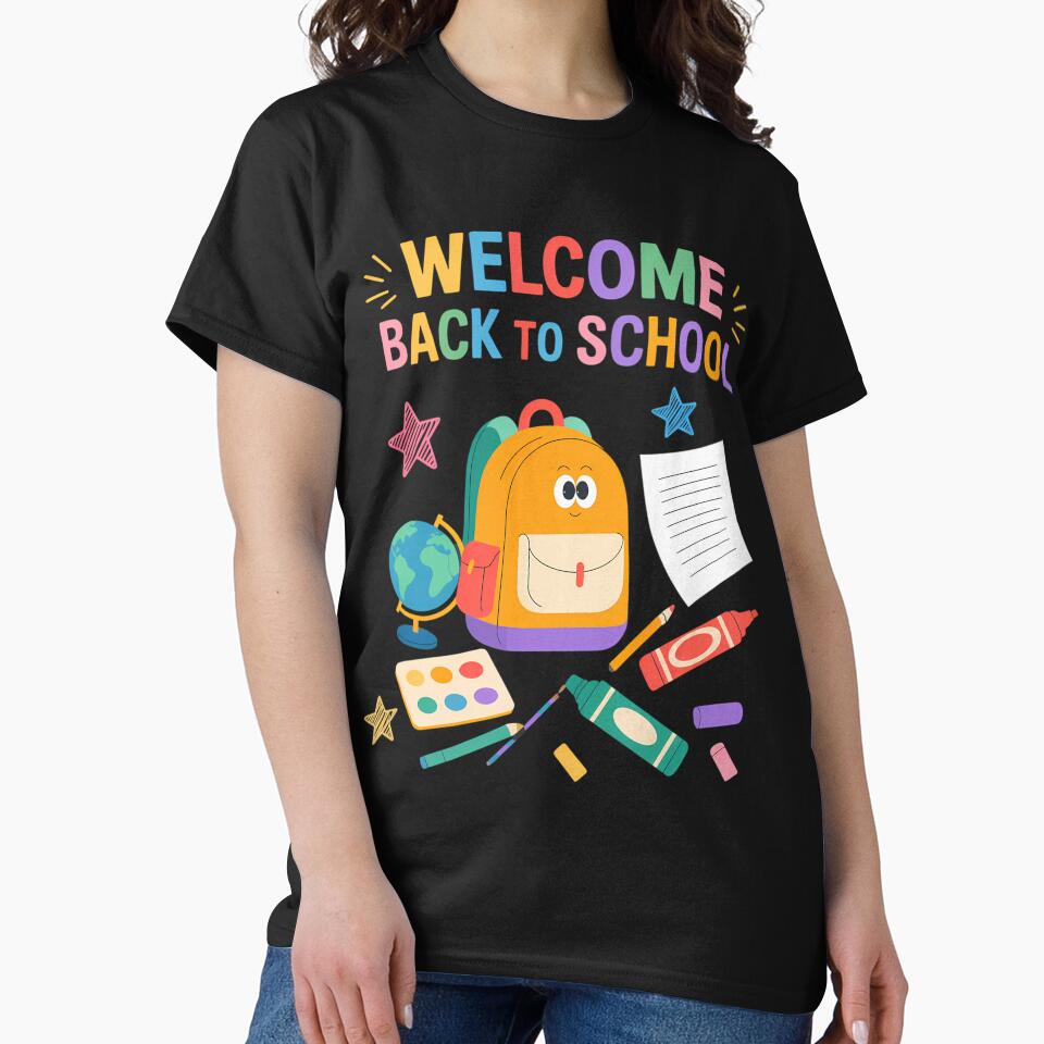 Welcome Back To School First Day Of School Kindergarten Teacher by brynatshop