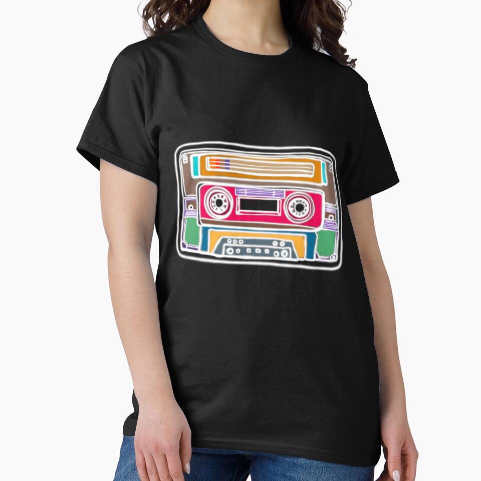 Retro Cassette Tape – Vintage Music Vibes by Lomis Art