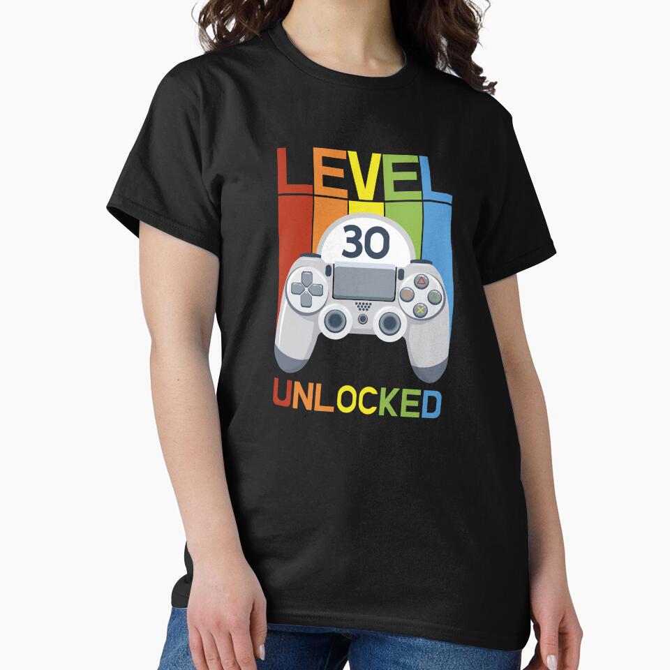 Level 30 unlocked Colorful Gamer Birthday by Art-of-Rory