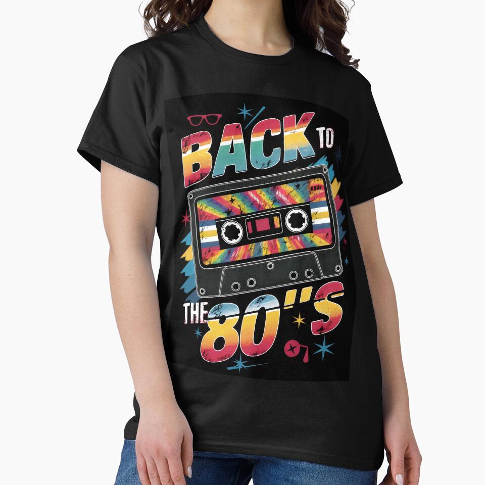 Back to the 80's. Cassette tape. by MyHappyArtShop
