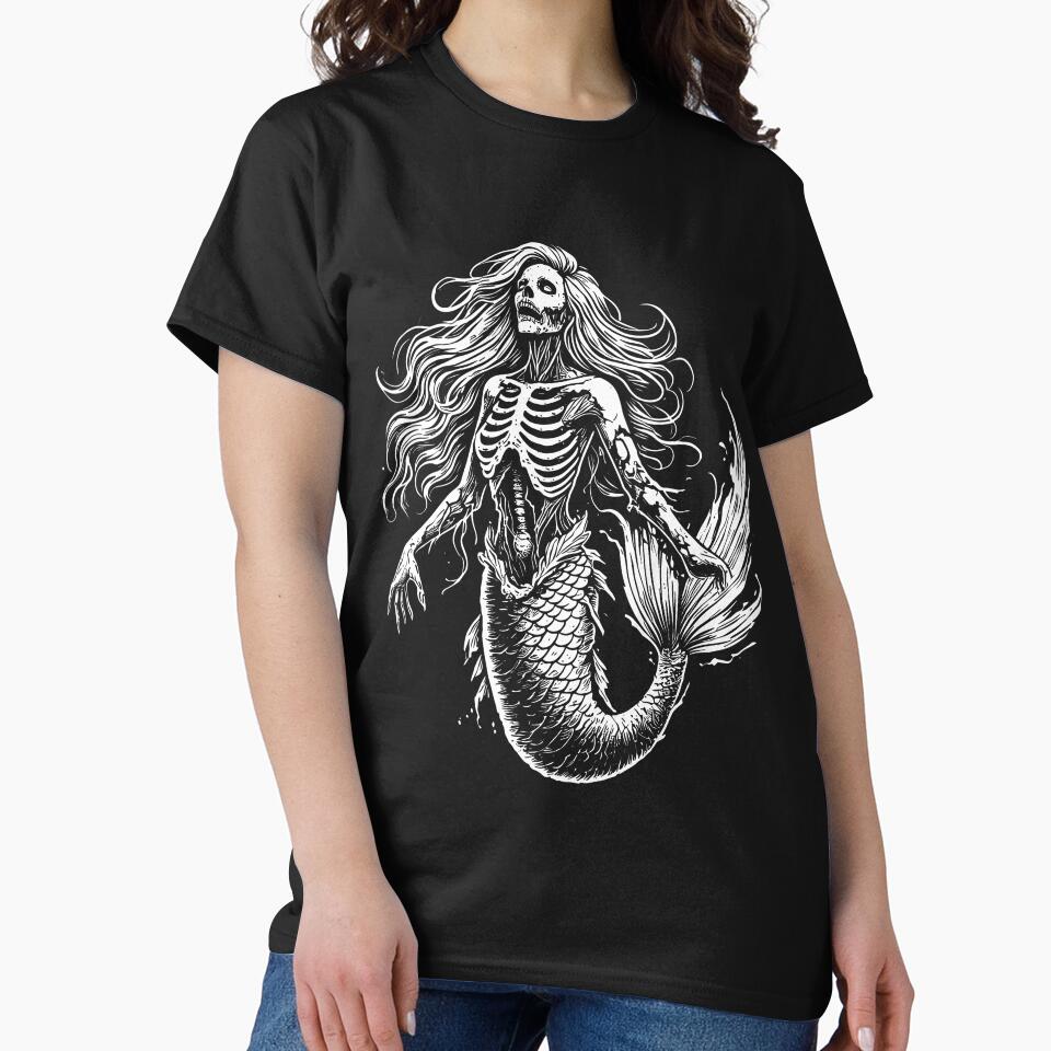 Mystical Skeleton Mermaid by LuminOrb