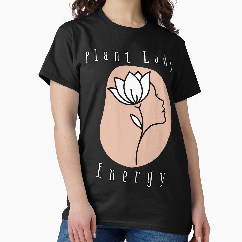 Plant Lady Energy Gift For Plant Lover by Bawek85Designs