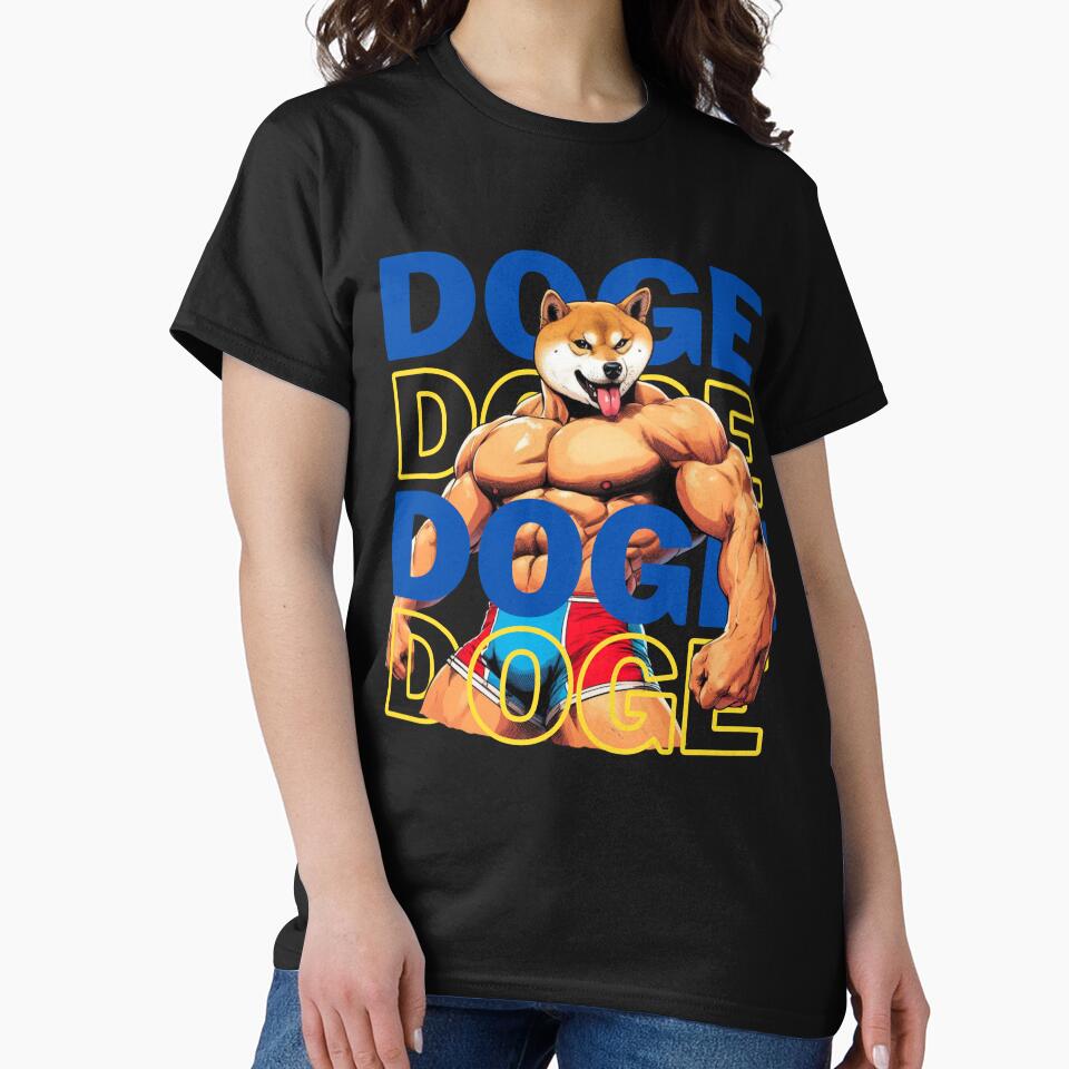 Muscle Dogecoin,Doge coin meme,shiba inu,manga meme,Doge coin by 1SINGHA