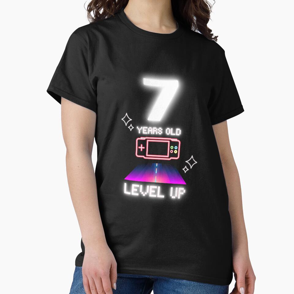You are Level Up : Level 7 Unlocked - Funny Gamer 7th Birthday Gifts for Game Lover by kongju