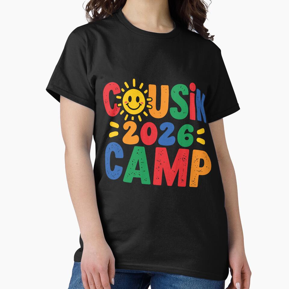 Cousin Camp 2026 Family Vacation Matching Kids Summer Camping Trip by kiralynstration