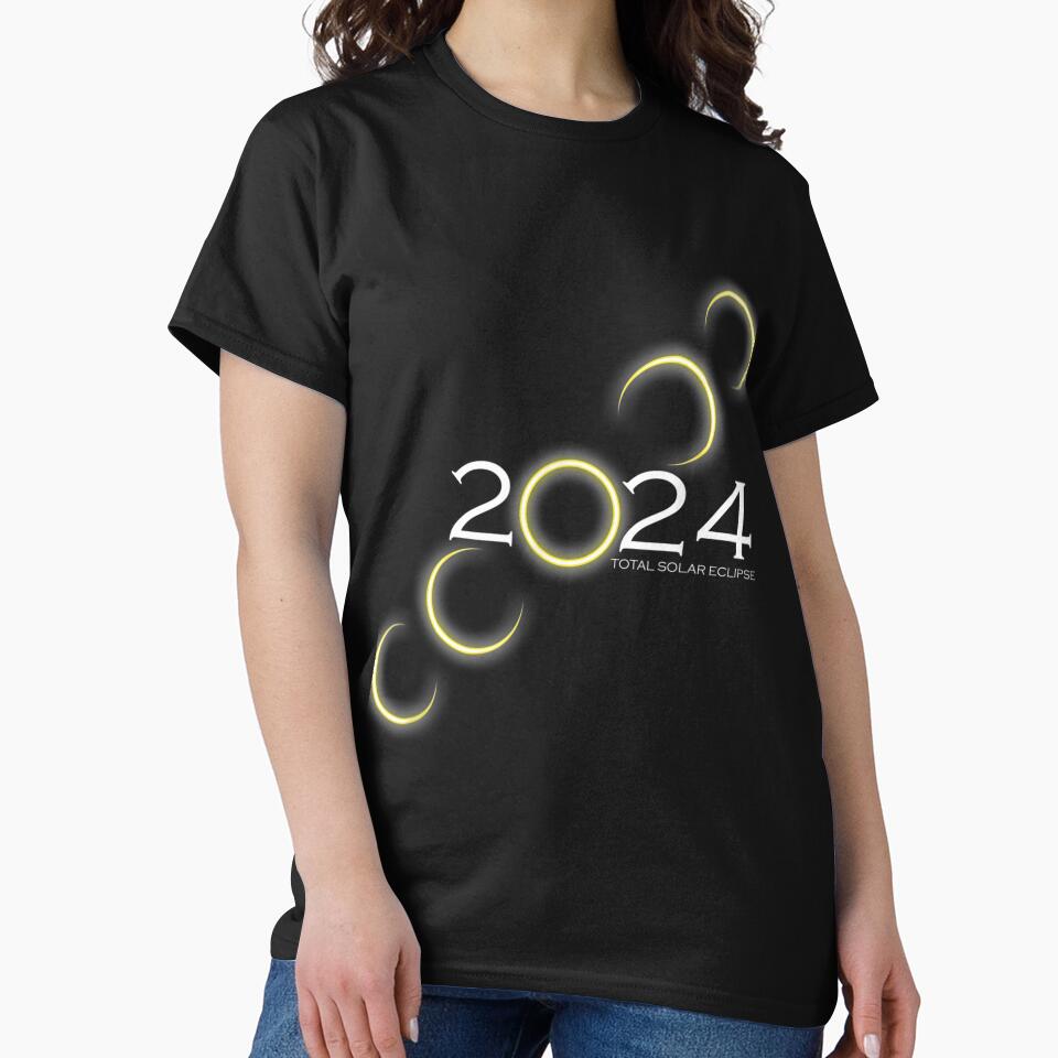 Total Solar Eclipse 2024 Sun Moon Phases Space Celestial by bosgrmarjopp95