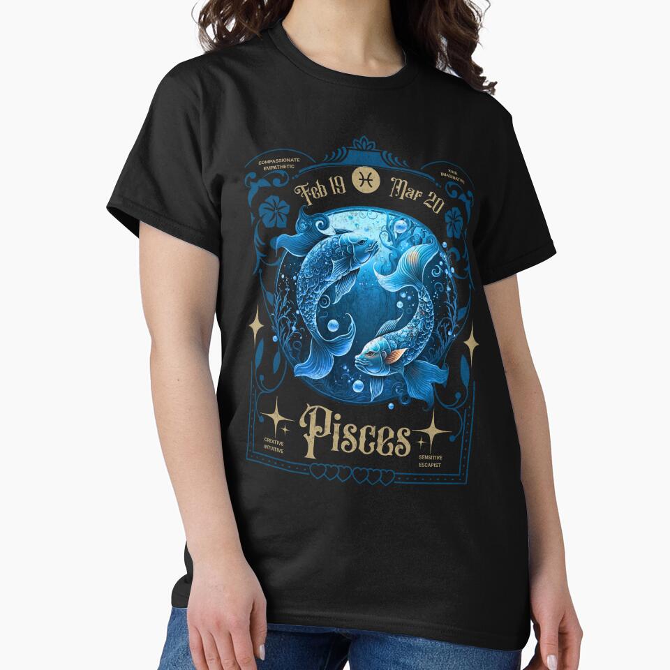 Pisces Zodiac Traits Horoscope Astrology Sign by GroovyFusion