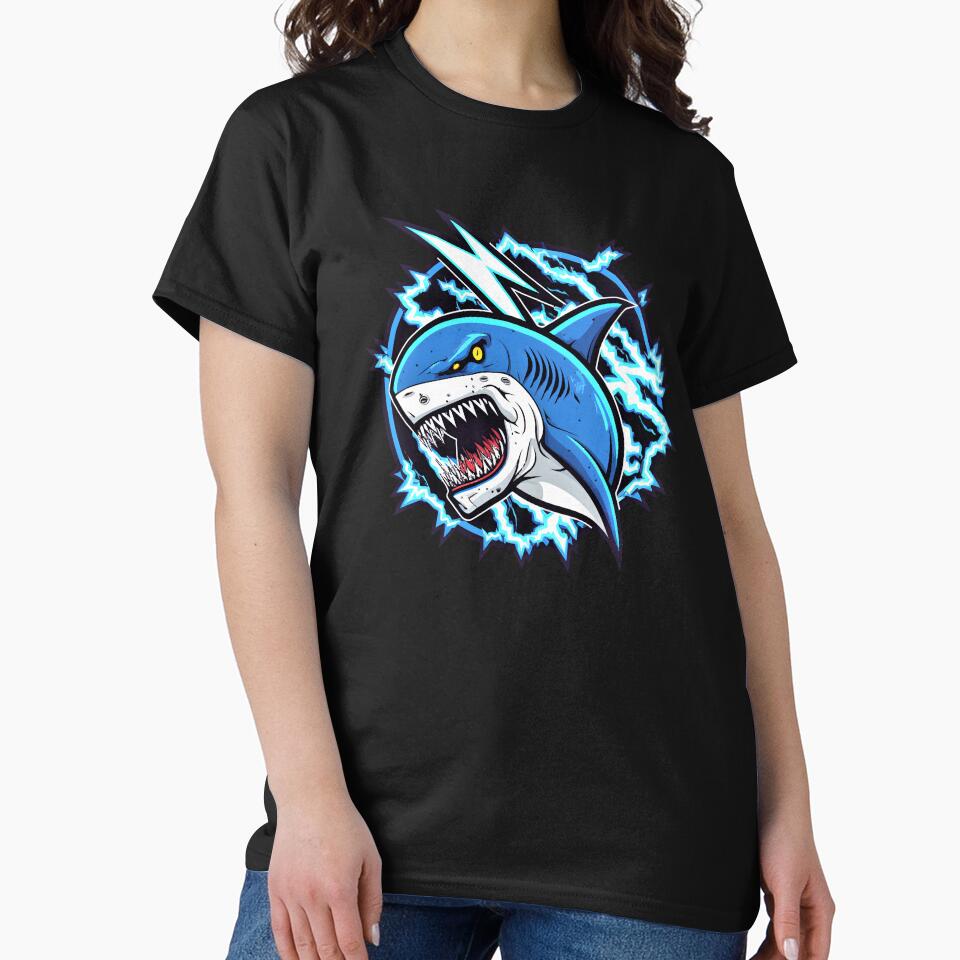 Cartoon Blue Shark by NTGUILTY