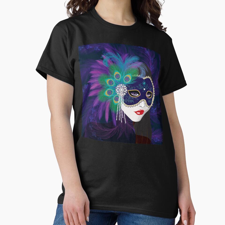 Art design of Brazil Mardi Gras Mask by Art Without Curves