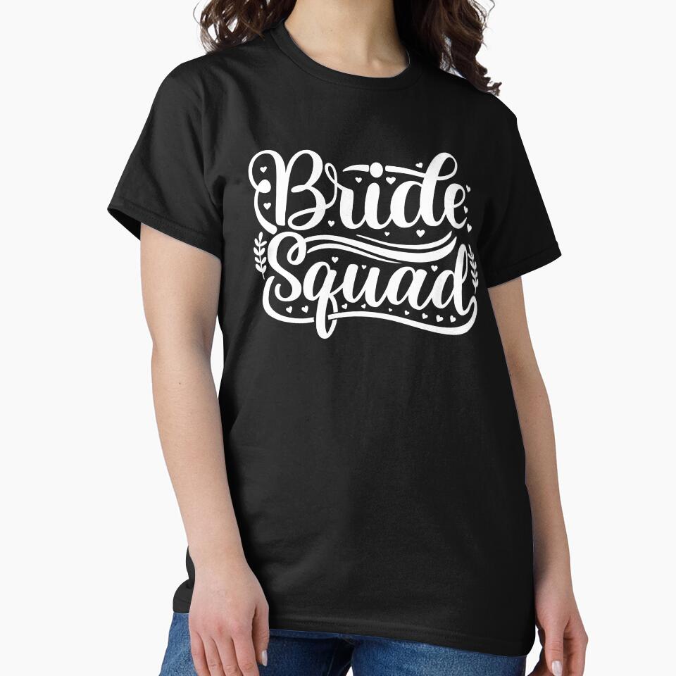 Bride Squad Wedding Group by Comfy Creations