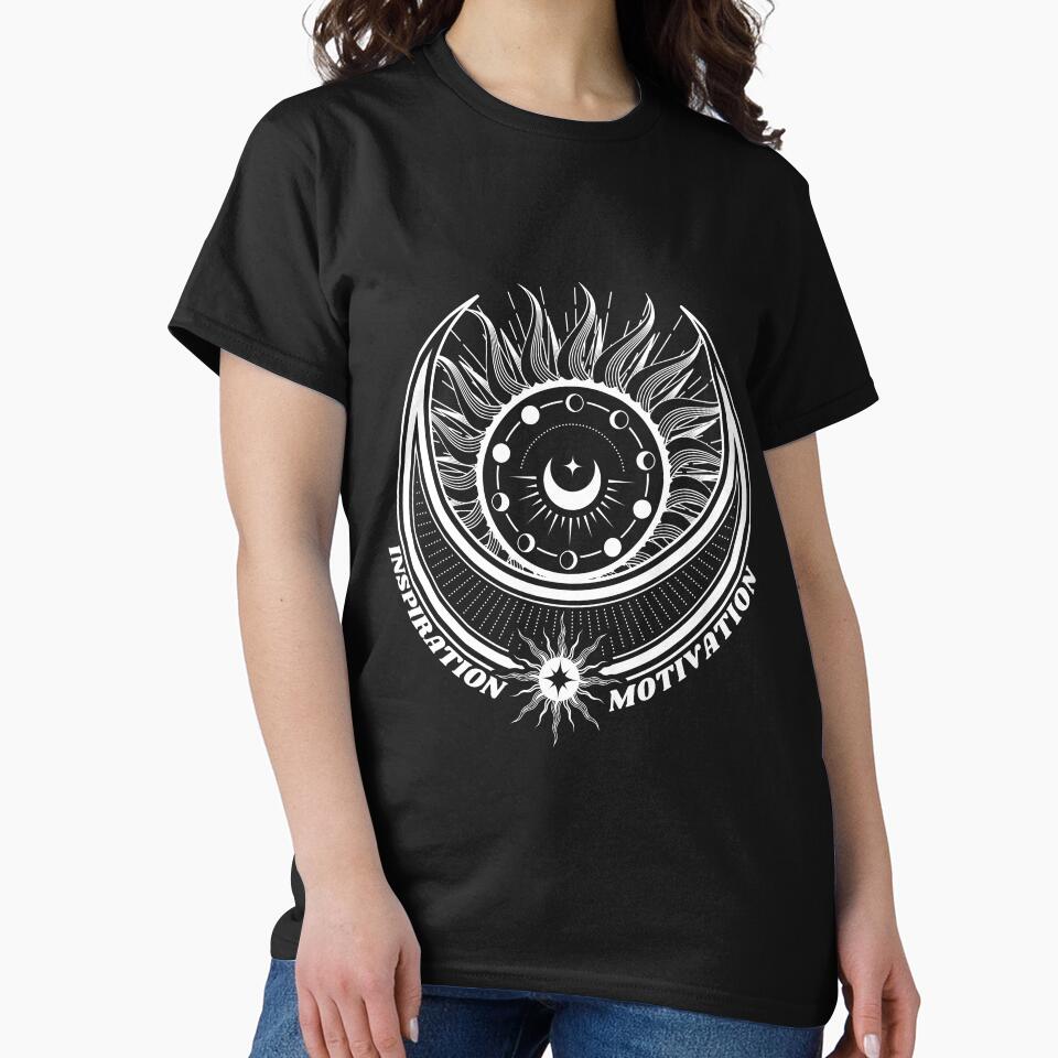 Copy of Mystic Sun & Moon Phases – Inspiration & Motivation (black) by DARK_NOVA