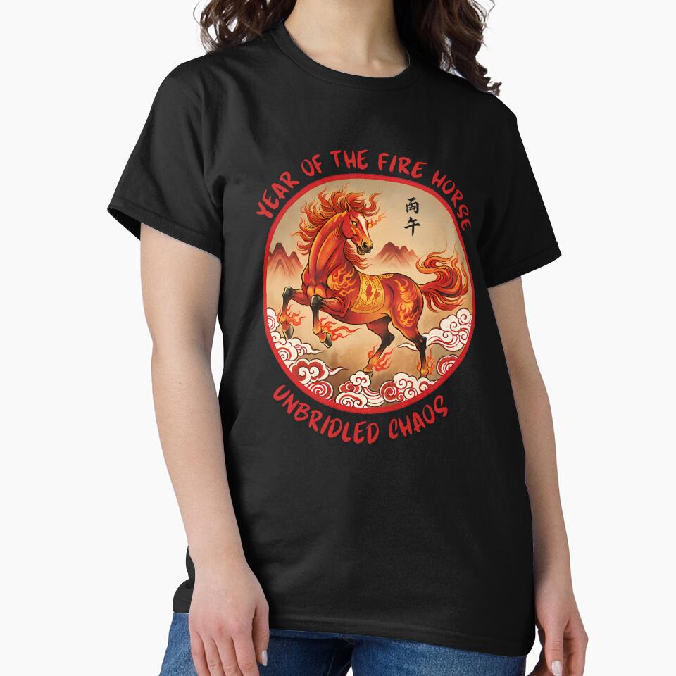 Fire Horse 1966 Bold Chinese Zodiac - Unbridled Chaos by ThreeFreestones