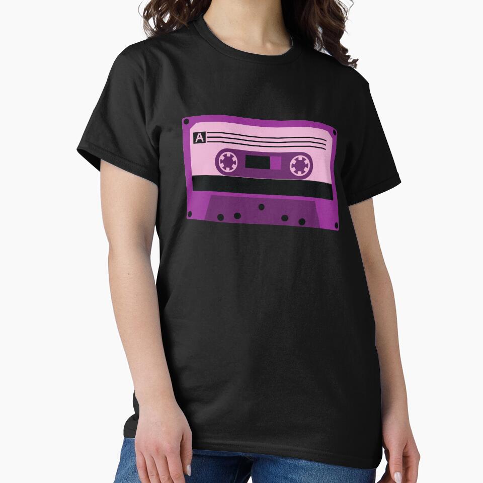 Purple Cassette Tape by halveflower