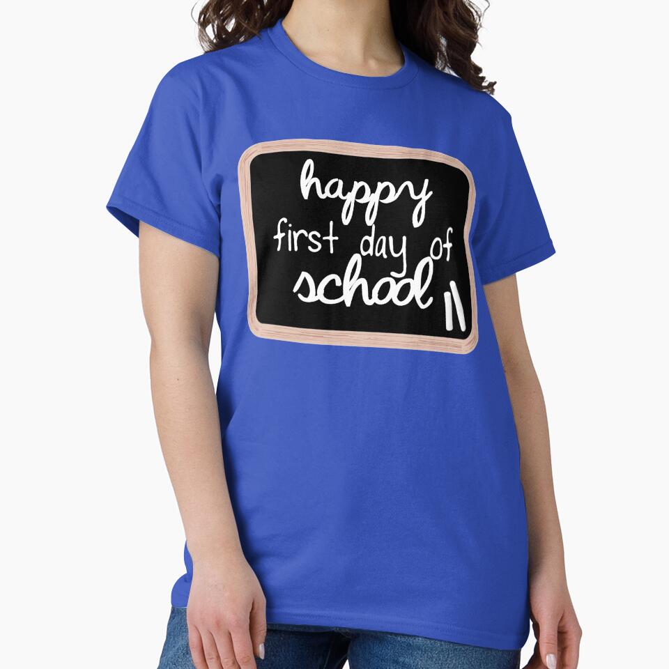 Happy First Day of School Chalkboard by vakariandesigns