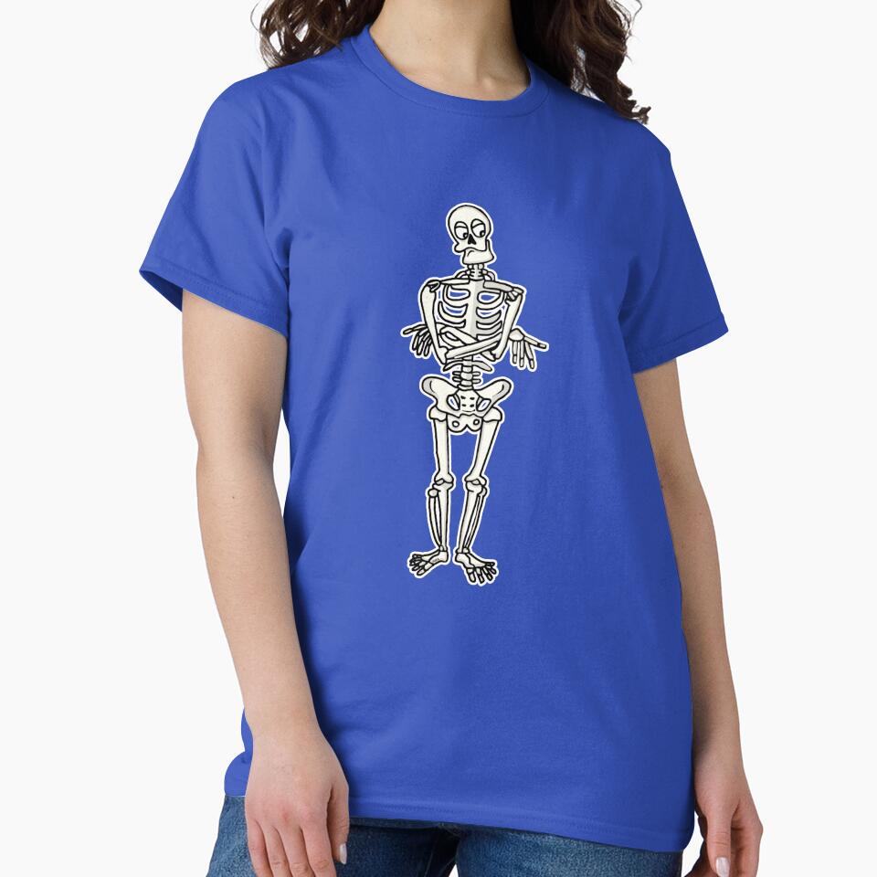 Funny Skeleton Waiting Cartoon | Cute Spooky Halloween Waiting Meme by MyxaART