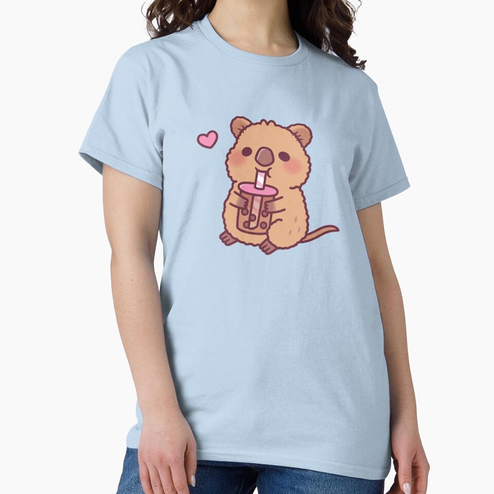 Cute Quokka Loves Bubble Tea by rustydoodle