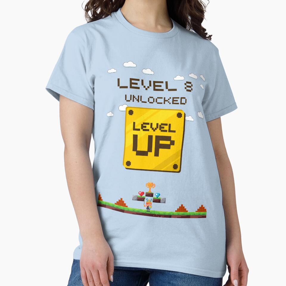 level up birthday 8 years old by Shadyfruit