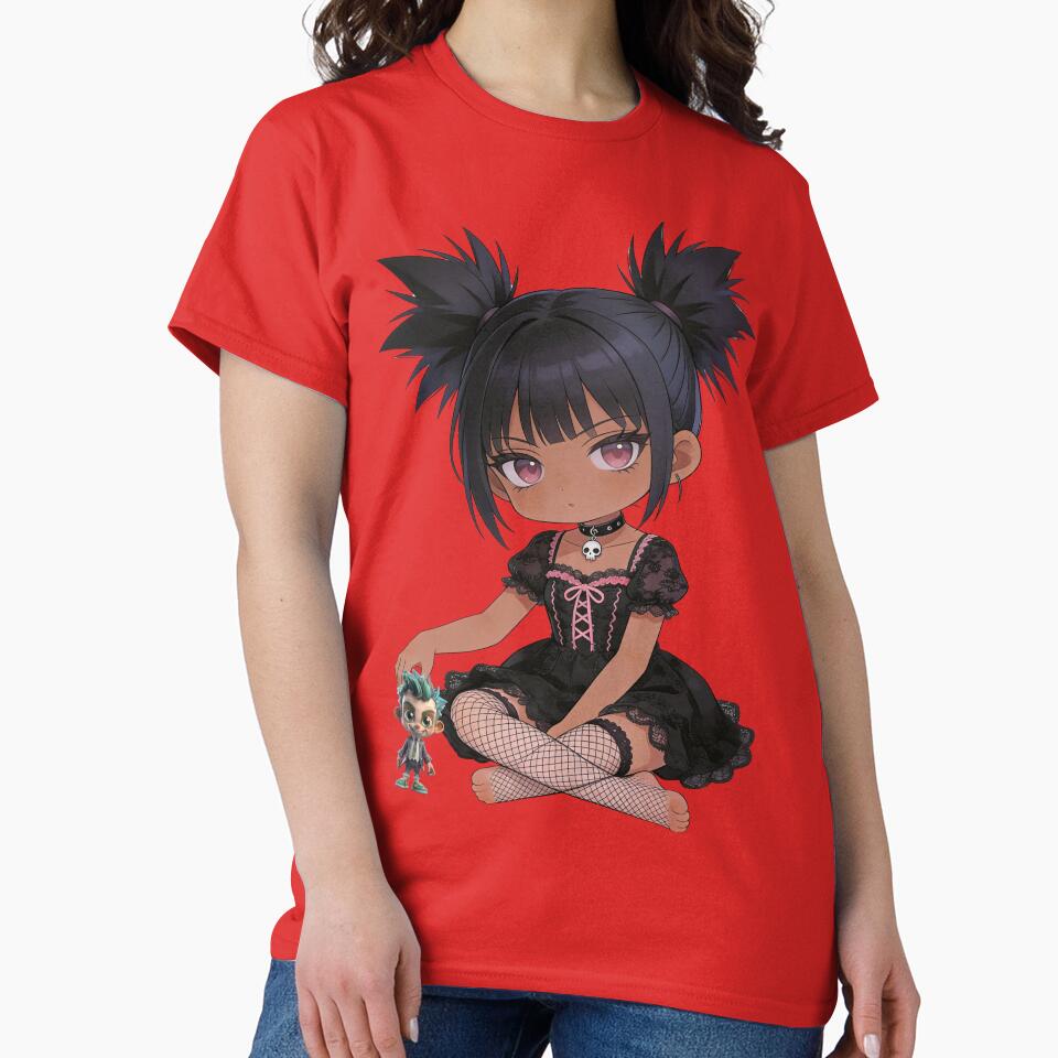 Pastel Goth Anime Chibi by unboxedbyJuls