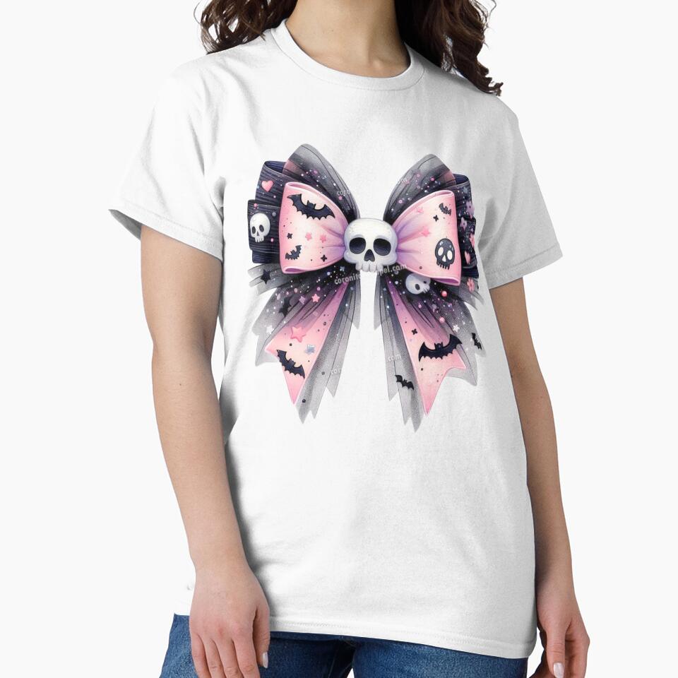 Pink Gothic Bow – Spooky Cute Aesthetic by FloraMyst