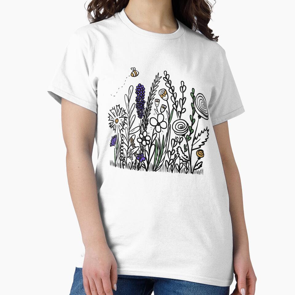 Dreamy Colorful Wildflower Garden by AlmostArcticDesigns