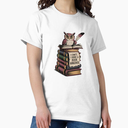 "I Can't, I Have A Book Hangover" Owl by MemGraphicss