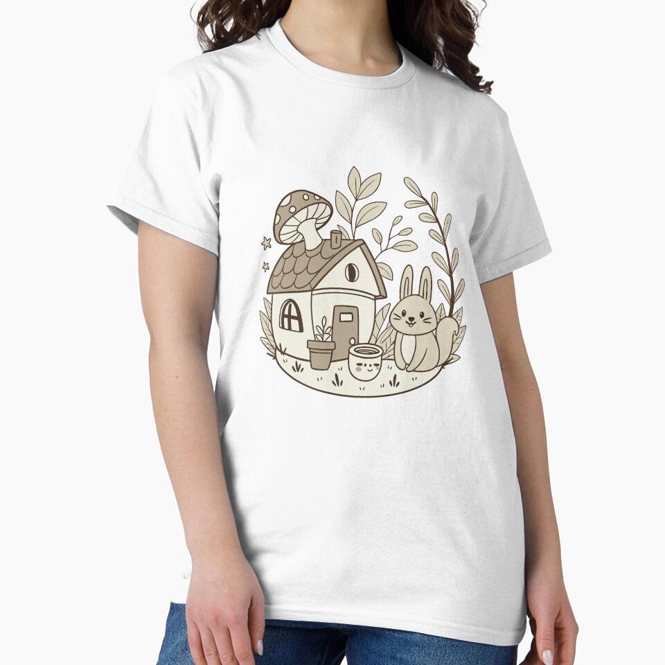 Plant Mom Mushroom House – Cottagecore Forest by hakobyans